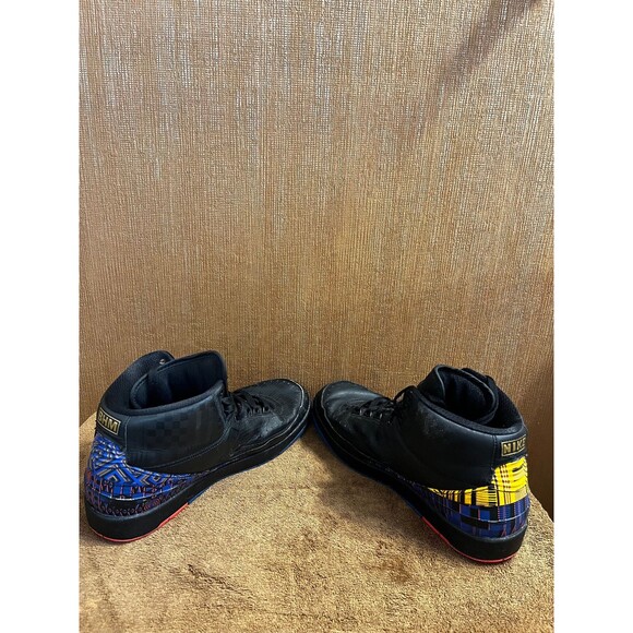 Nike Air Jordan 2 Retro ‘Black History Month’ 2019 Size 12 BQ7618-007 Rare! - Picture 4 of 6